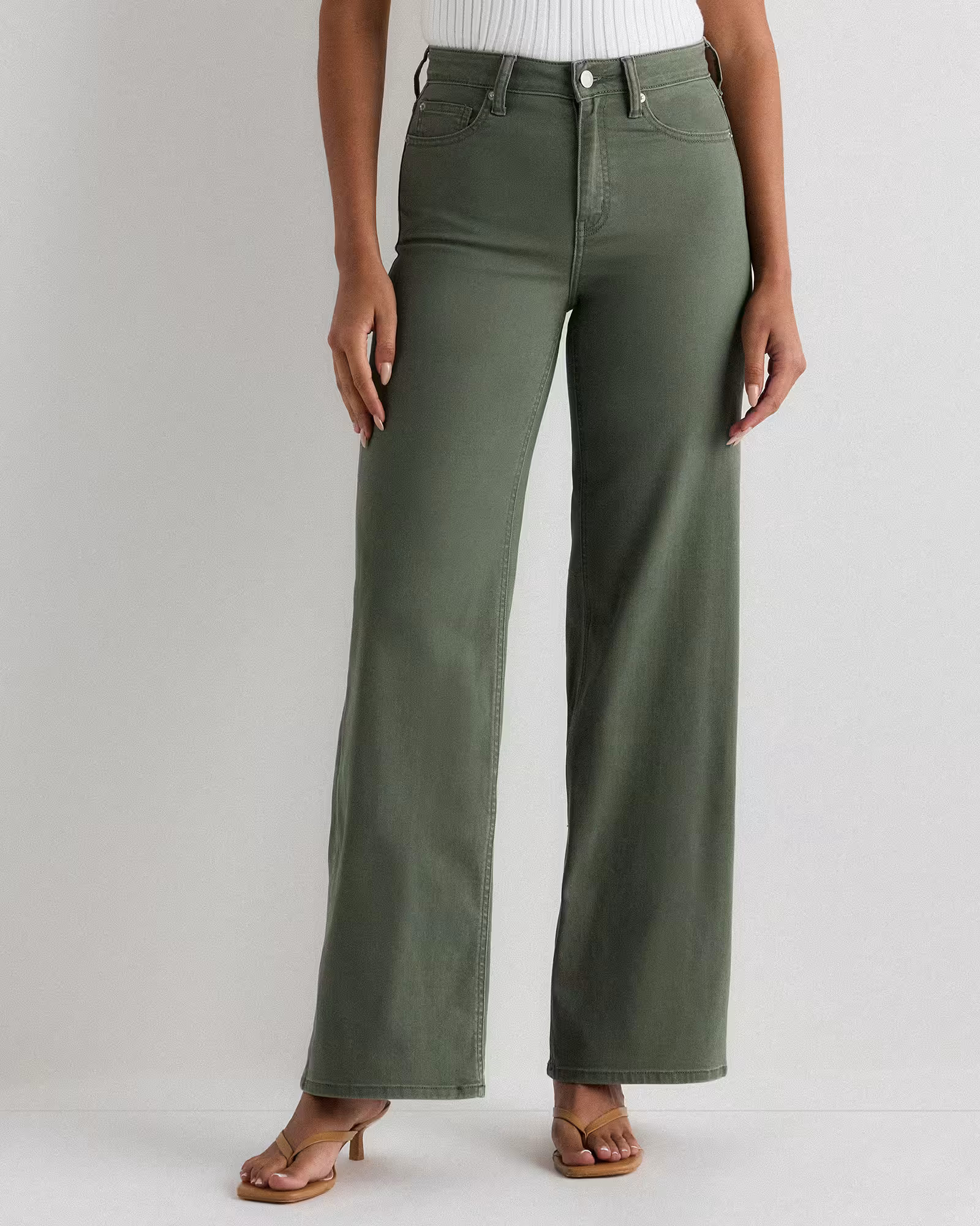Bella Stretch Wide Leg Jeans | Quince