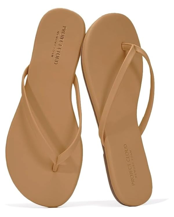 Project Cloud Flip Flops for Women Footwear- Lightweight and Memory Foam Insole Sandals for Women... | Amazon (US)