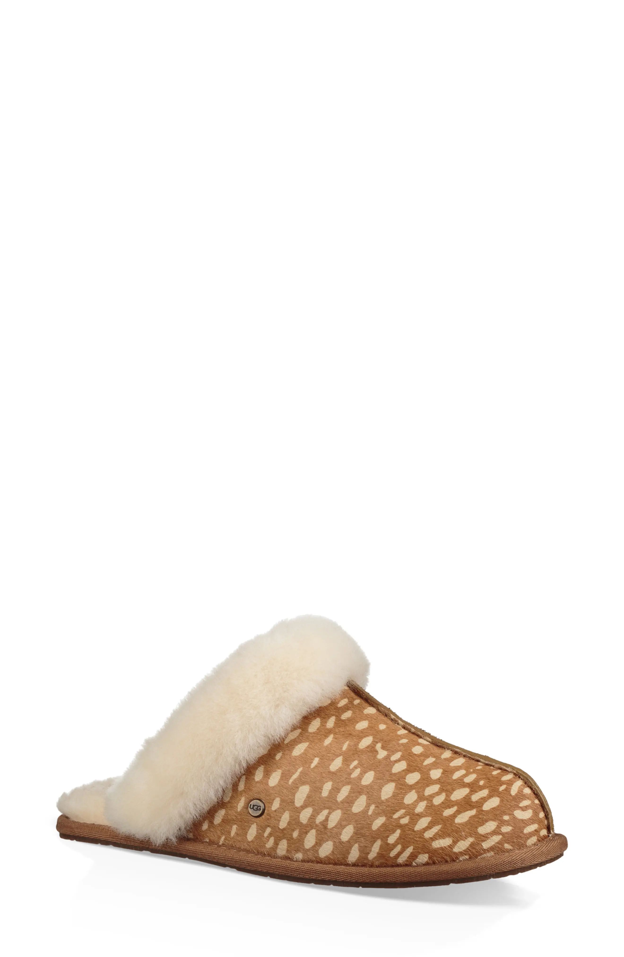 Women's Ugg Scuffette Ii Idyllwild Genuine Calf Hair Slipper | Nordstrom