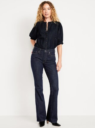Mid-Rise Slim Boot-Cut Jeans | Old Navy (US)