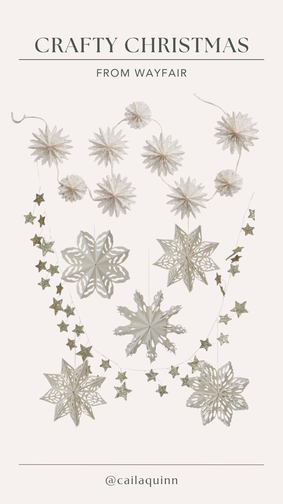 Crafty Paper Garland Christmas Decor ❄️

#LTKSeasonal #LTKHome #LTKmomlife
