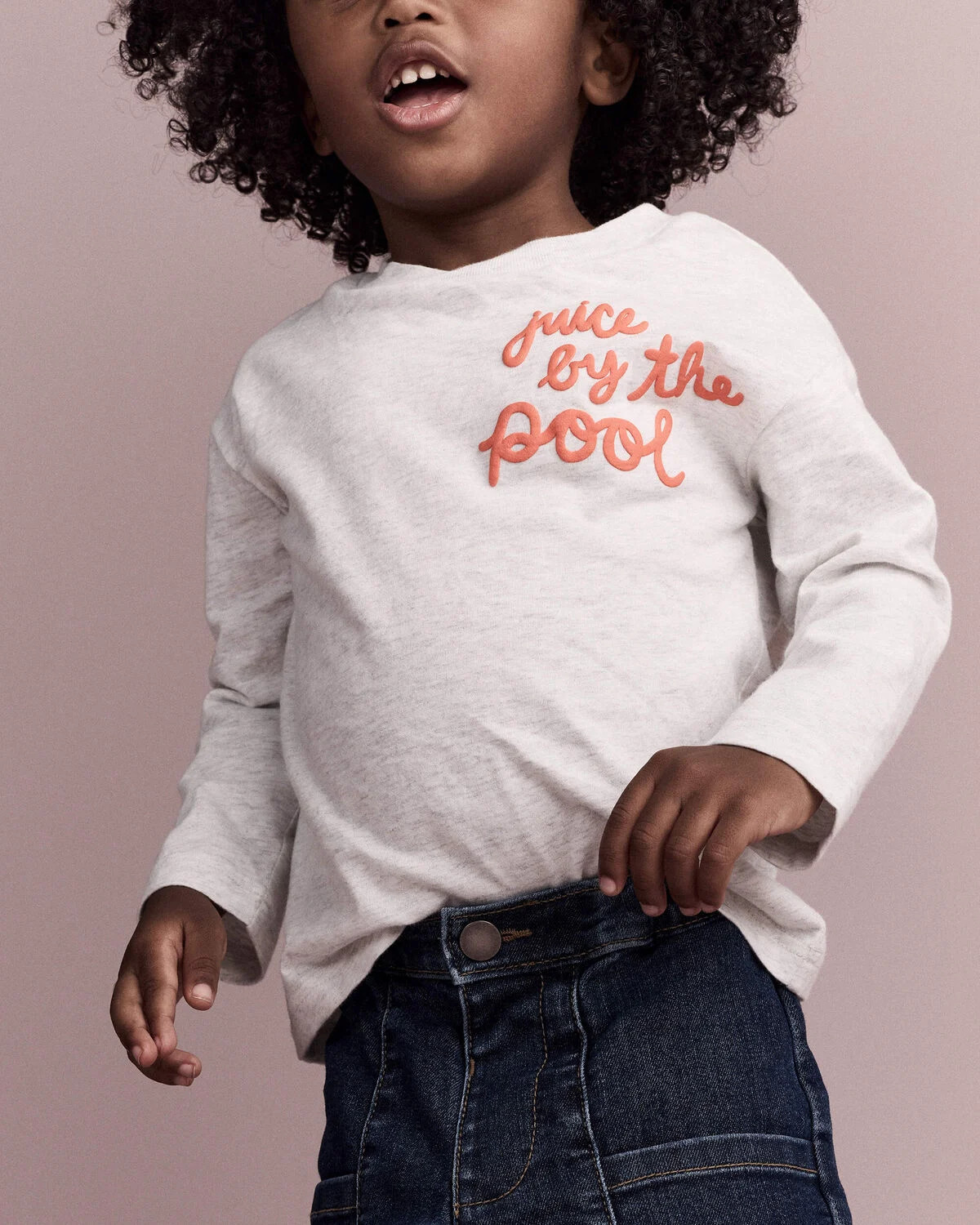 Toddler 'Juice By The Pool' Long-Sleeve Graphic Tee - Heather Grey - Otter Avenue | Carter's | Carter's Inc