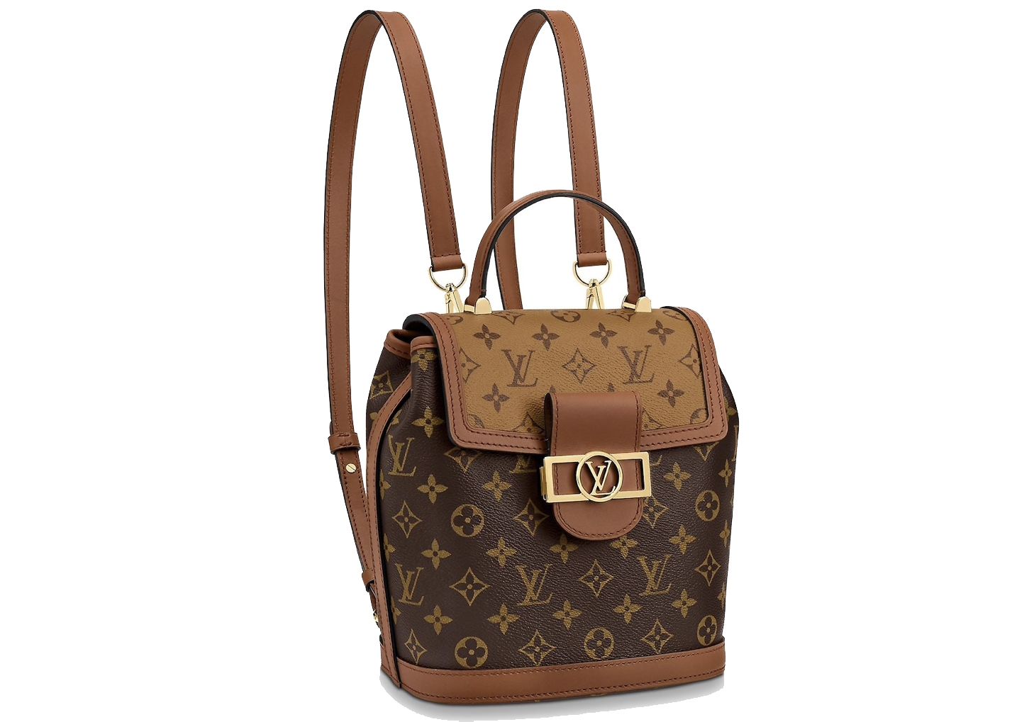 Louis Vuitton Backpack Dauphine Monogram Reverse PM Brown | StockX