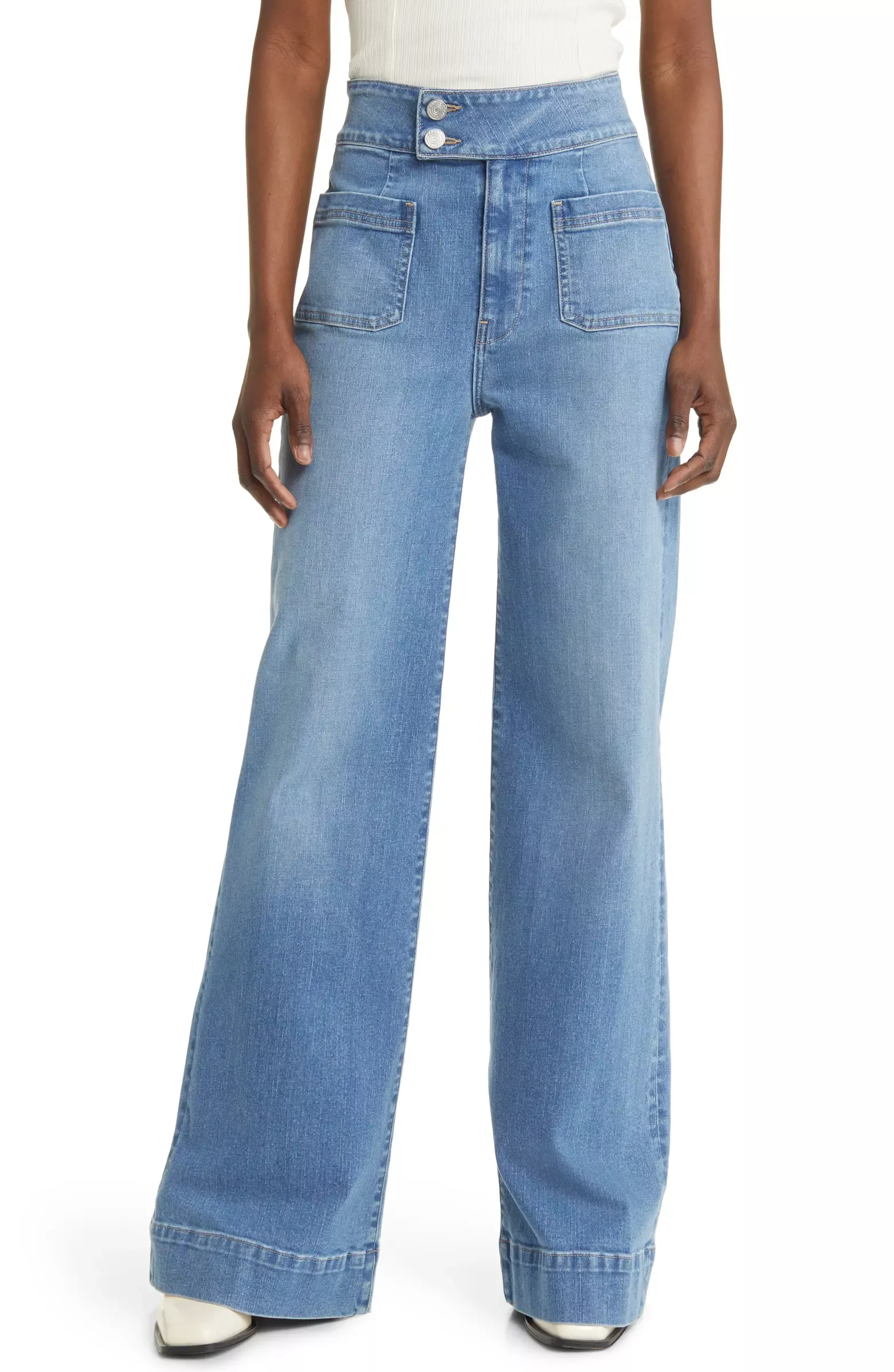 Casey High Waist Ankle Flare Jeans curated on LTK