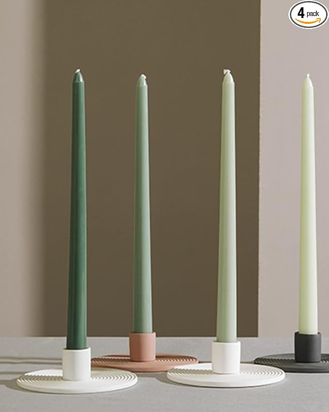 Green Gradient Color Taper Candles Scented Candles Sticks,Elegant Design for Home Decoration Wedd... | Amazon (US)