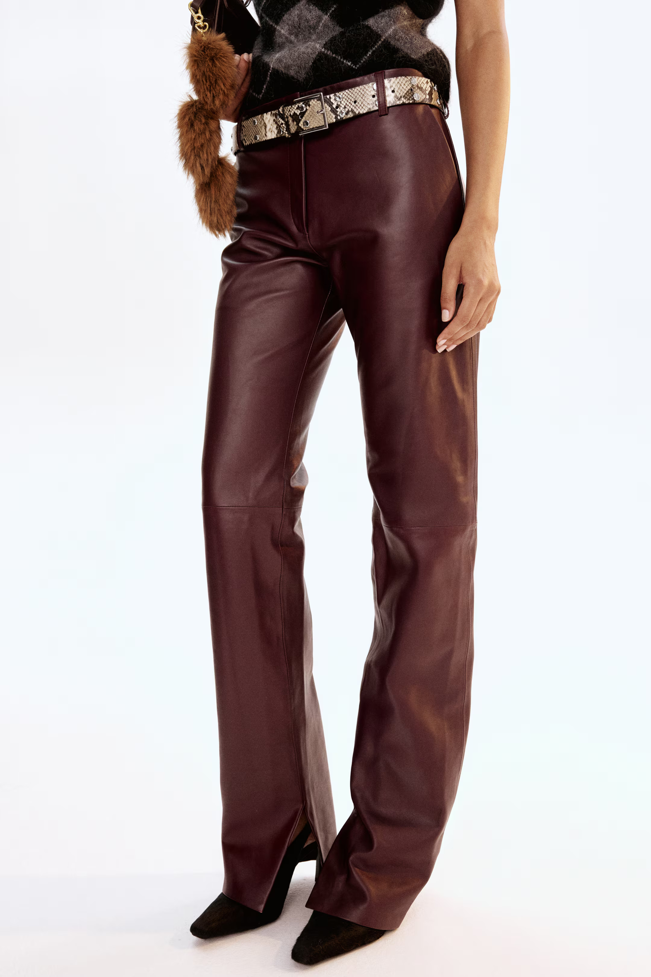 Leather trousers | H&M (UK, MY, IN, SG, PH, TW, HK)