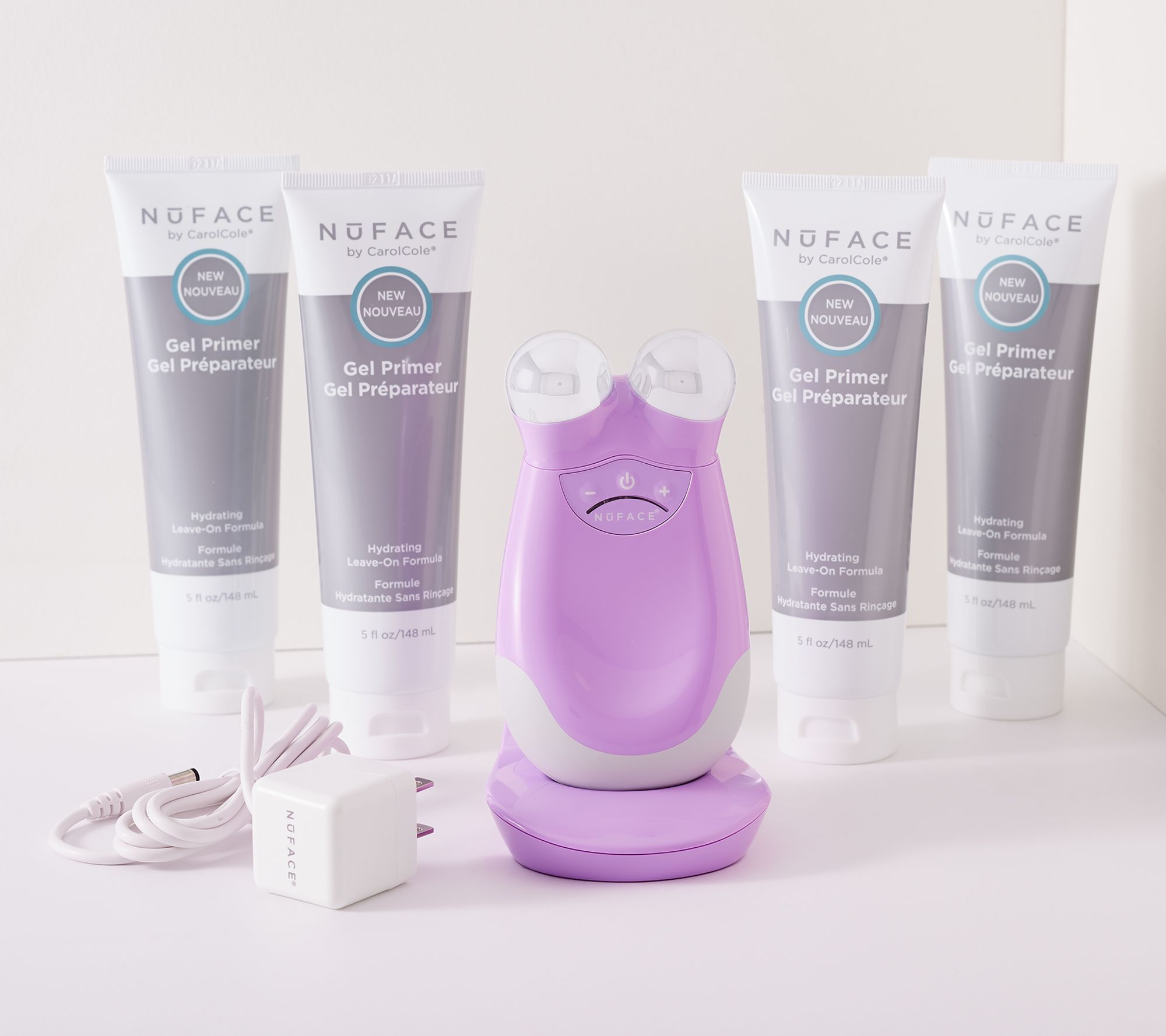 NuFACE Trinity Facial Toning Device w/ 1-Year Supply of Gels | QVC