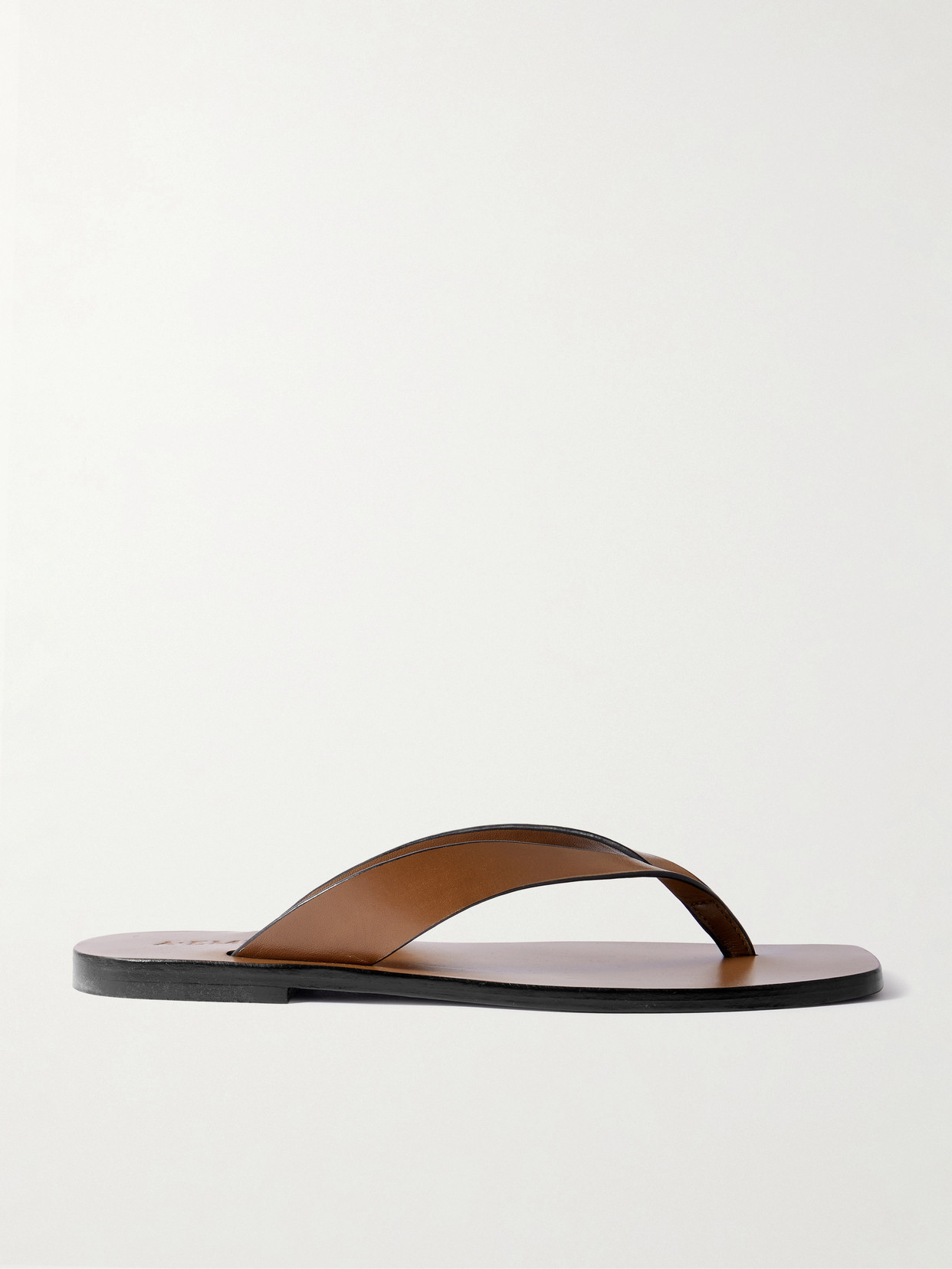 A Emery - Kinto Leather Flip Flops - Brown | NET-A-PORTER (US)
