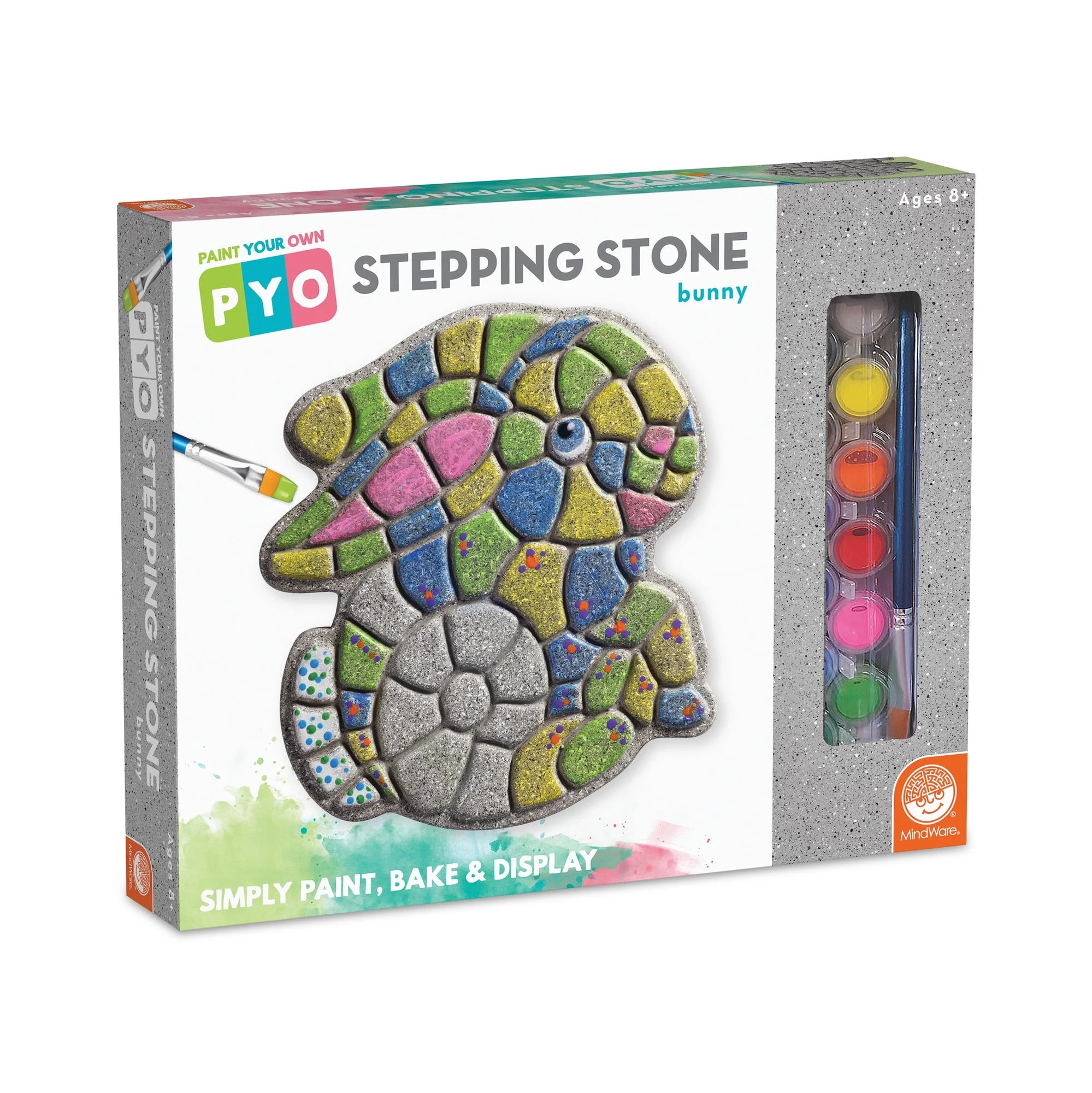 MindWare Paint Your Own Stepping Stone: Bunny, Easter Gift for 8 Year Olds & Up | Walmart (US)