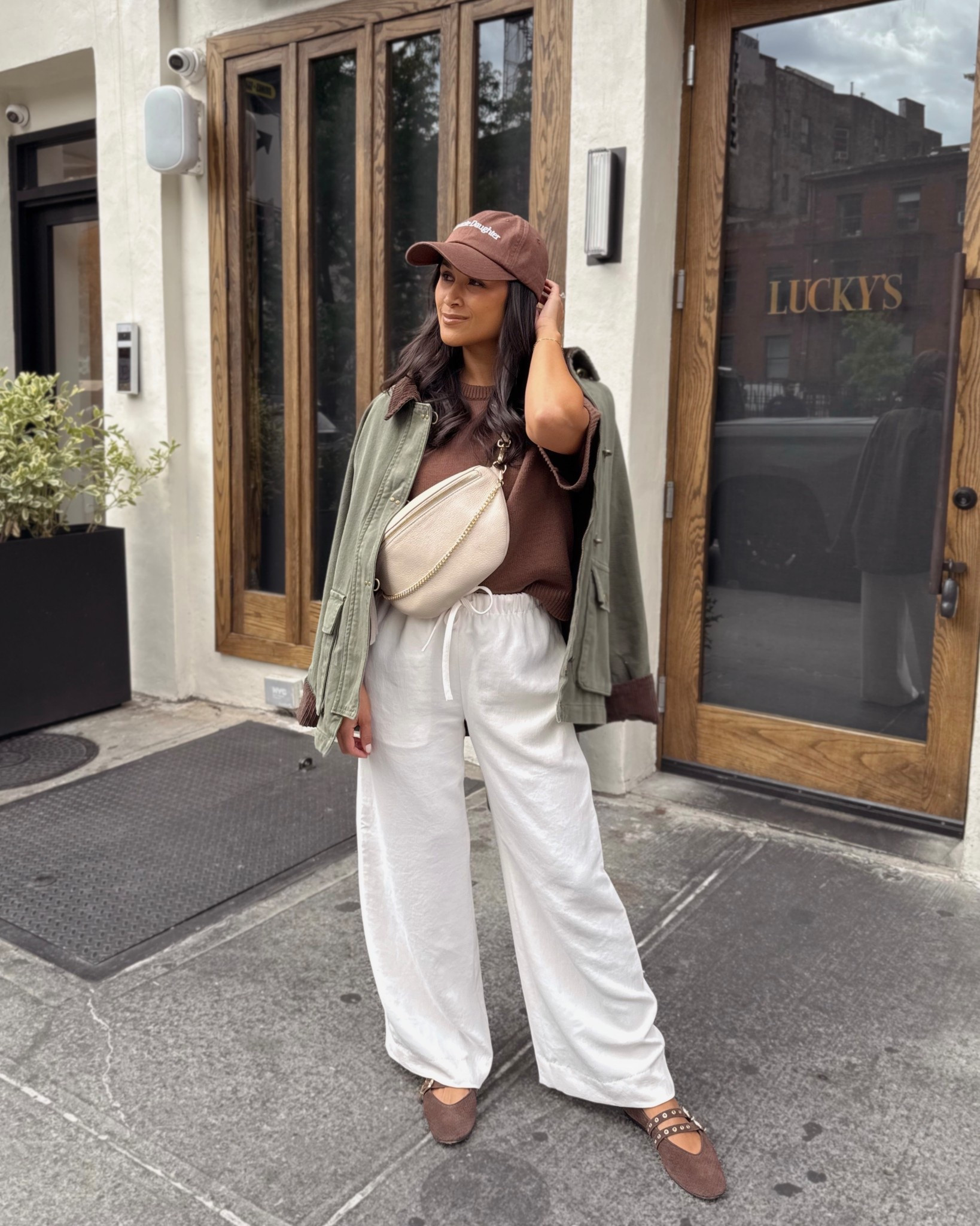 Couldn’t love these pants more! Will totally be getting another color—I hemmed these pants to wear with flats. 
Take 20% OFF with code: HAUTE20
#giginewyork #fallfashion #falloutfit 

#LTKTravel #LTKNYFW #LTKStyleTip