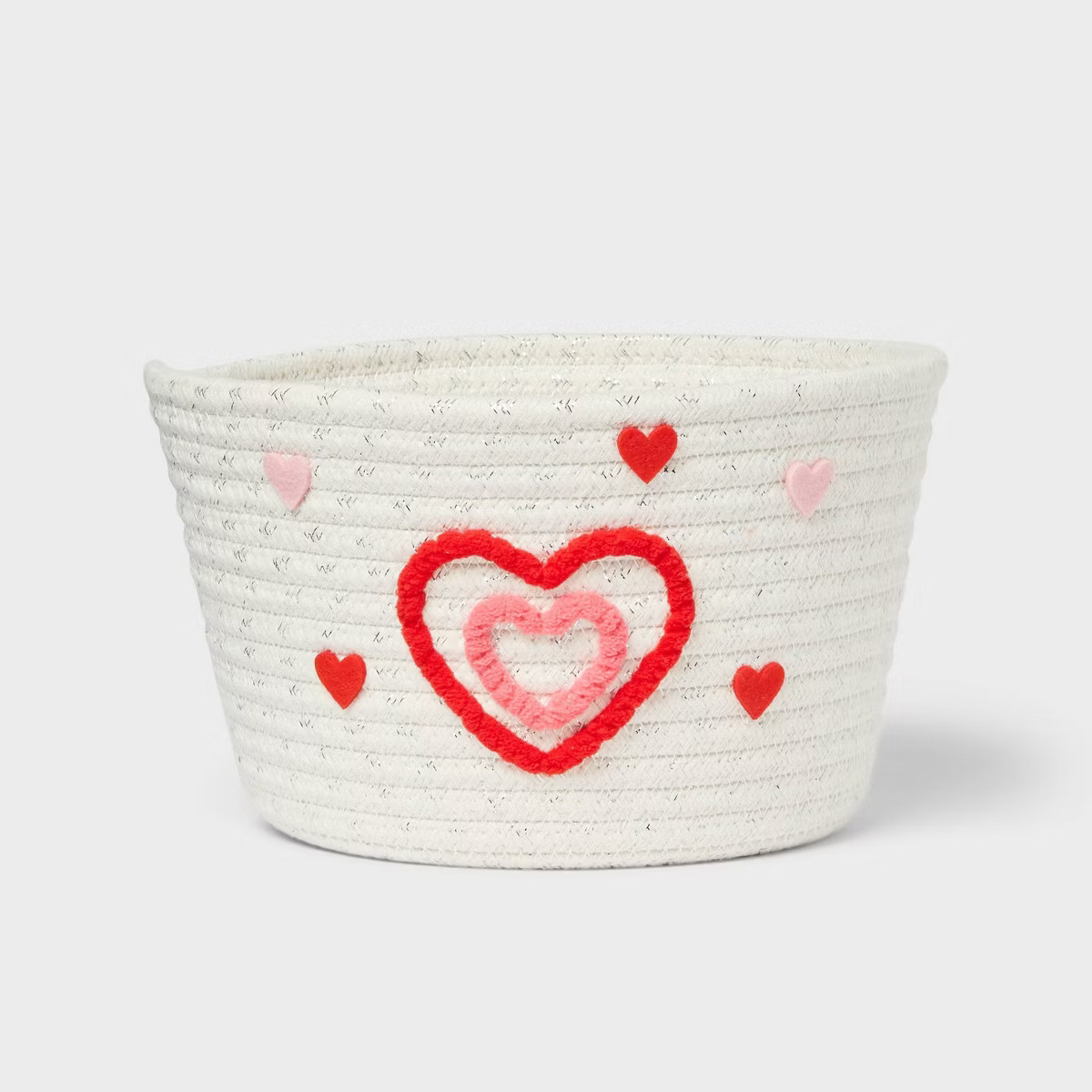 Heart Rope Valentine's Day Decorative Basket - Spritz™ | Target
