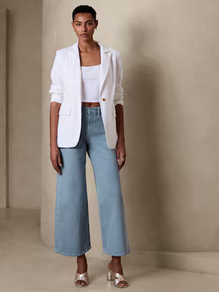 Wide-Leg Crop Jean | Banana Republic Factory
