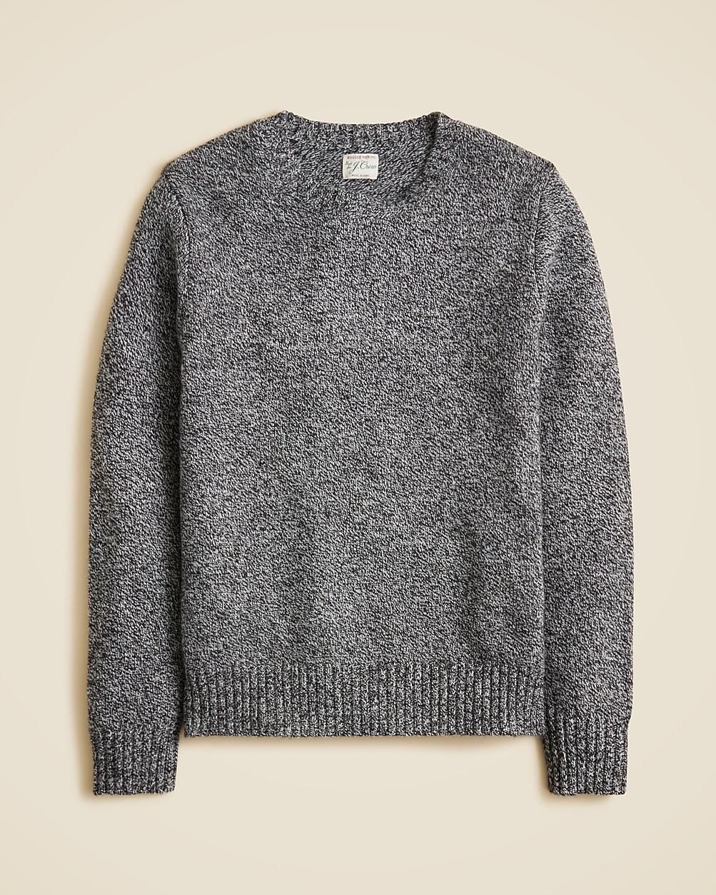Rugged merino wool-blend marled sweater | J. Crew US