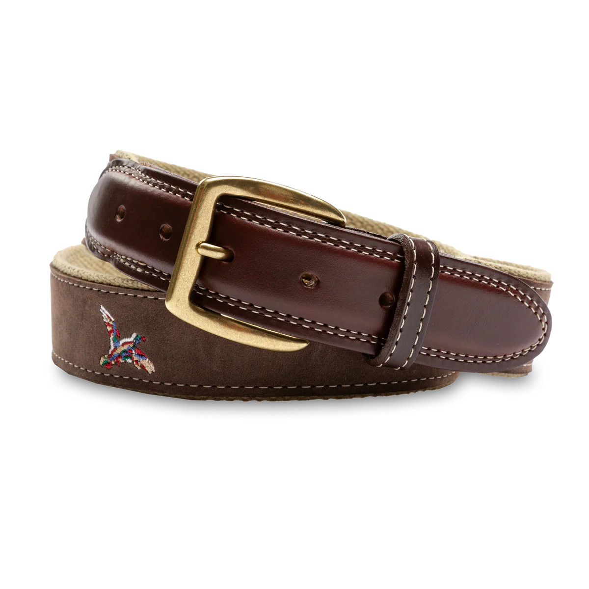 Embroidered Mallard Belt | Duck Head Apparel