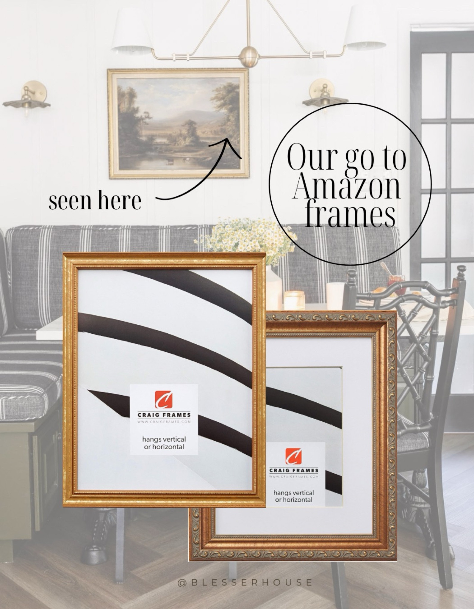 Some of our go to Amazon gold vintage style frames…




#LTKHome