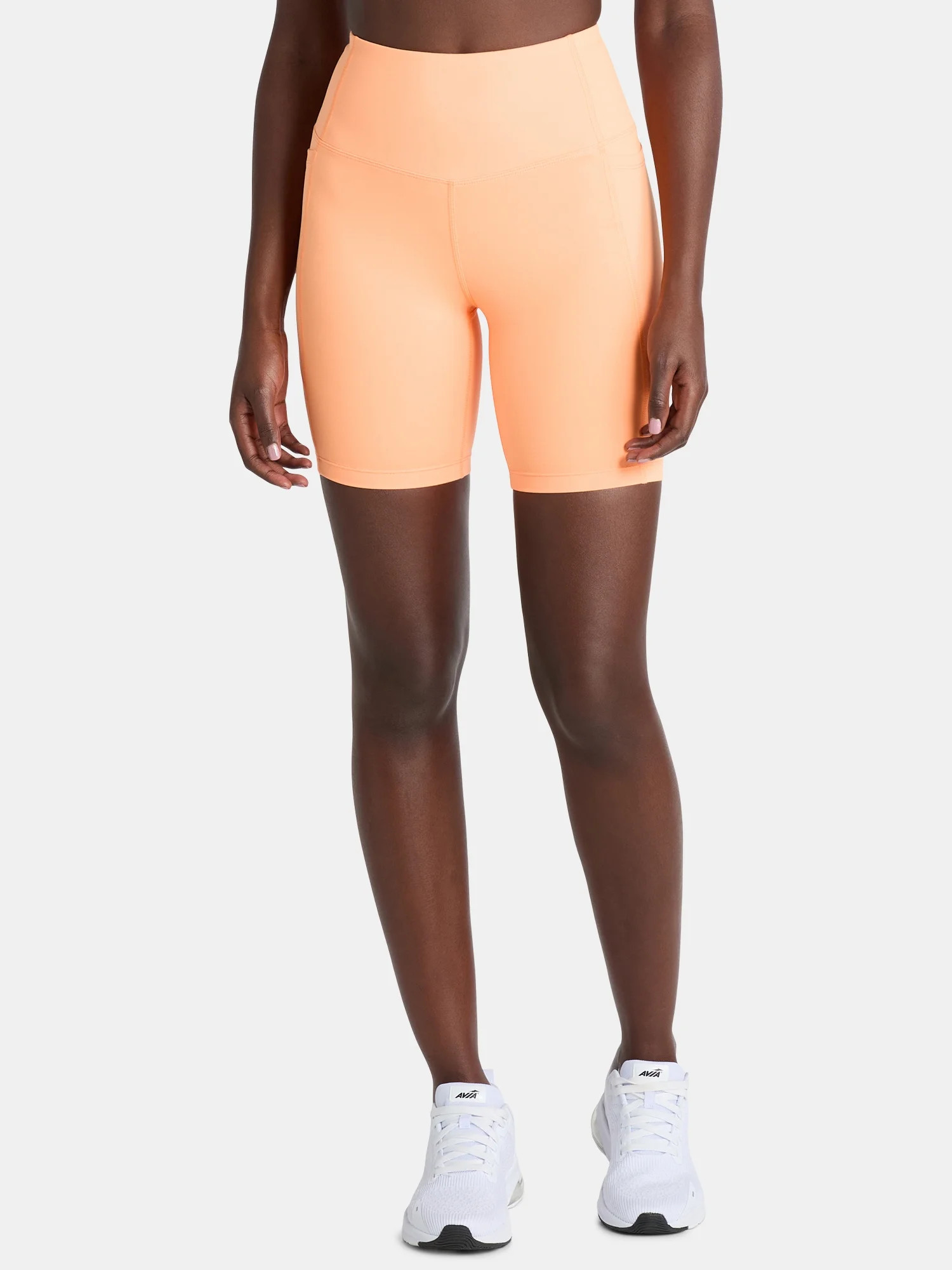 Athletic Works Women's and Women's Plus High Rise Bike Shorts, Size XS-4X | Walmart (US)