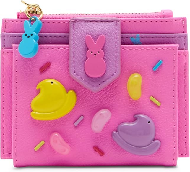 Betsey Johnson Women's x Peeps Bifold Wallet, Pink Multi, One Size | Amazon (US)