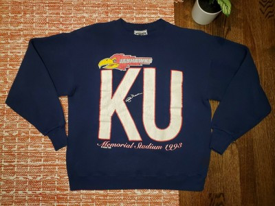 Vintage Kansas Jayhawks Pullover Sweatshirt Adult Medium Lee Sweater 90s  | eBay | eBay US