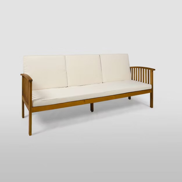 Carolina Acacia Wood Sofa - Christopher Knight Home | Target