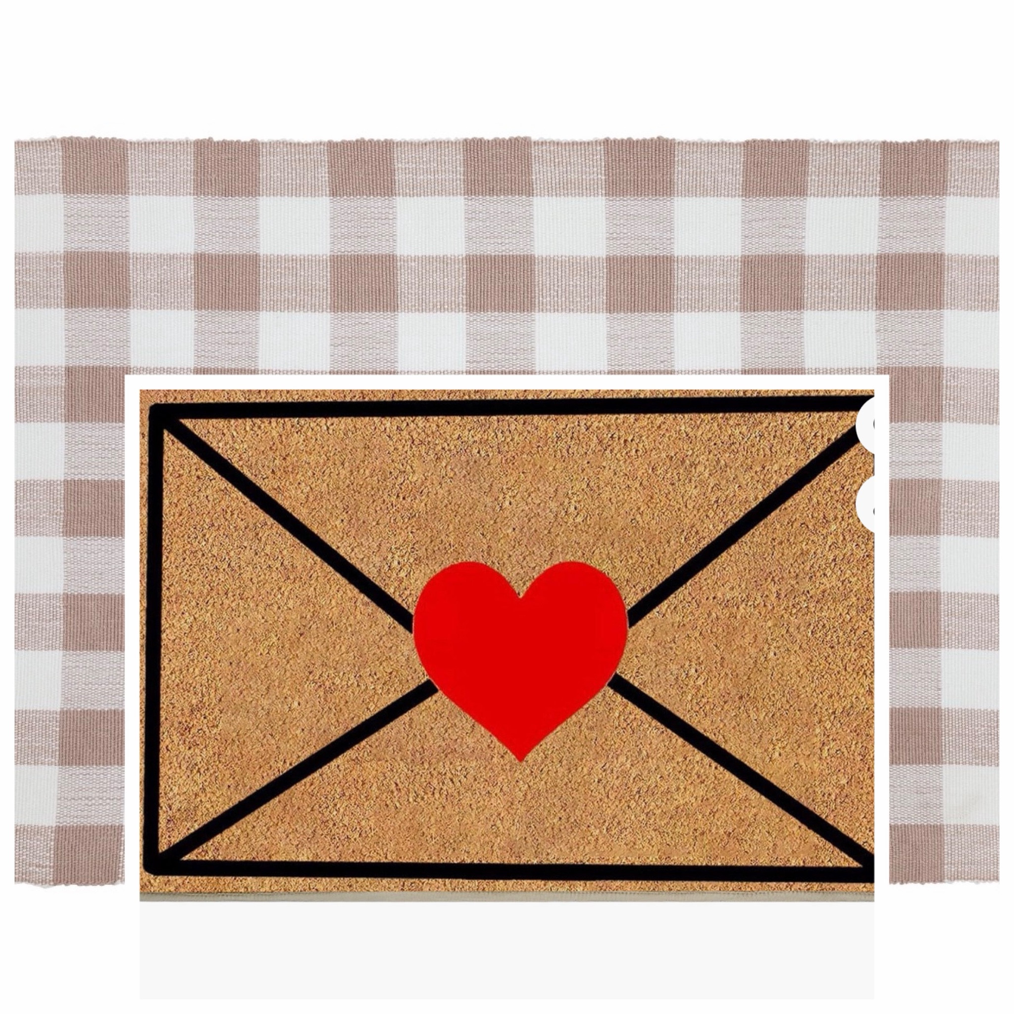 Last year we sold out the bunny, topiaries so I thought I would order the hearts early along with a new front rug. Hearts are 2 for $90- rugs are under $30