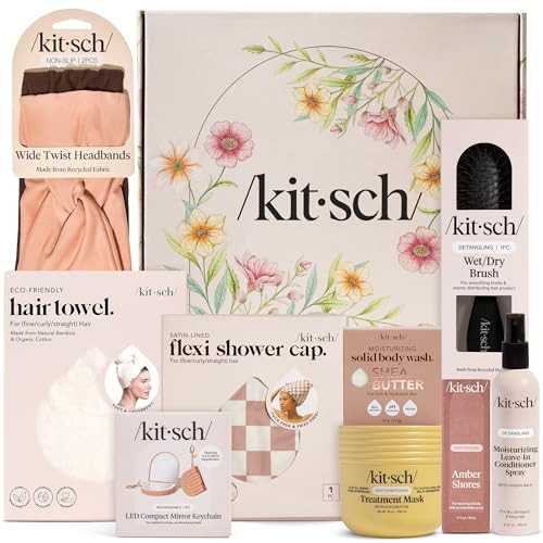Kitsch Mother's Day Bundle Gift Box - Spa Set for Women Gift with Hair & Body Essentials - A Luxury Self Care Bundle, Perfect as Birthday Gifts Boxes For Women or as Mothers Day Gift | Amazon (US)
