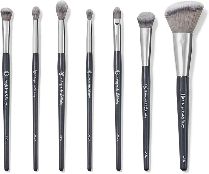 BK BEAUTY BRUSHES - ANGIE HOT & FLASHY Brush Set (7PC) - Viral Under-Eye Concealer, Eye Shadow, |... | Amazon (US)