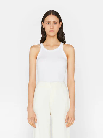 Modal Rib Cami -- Blanc | Frame Denim