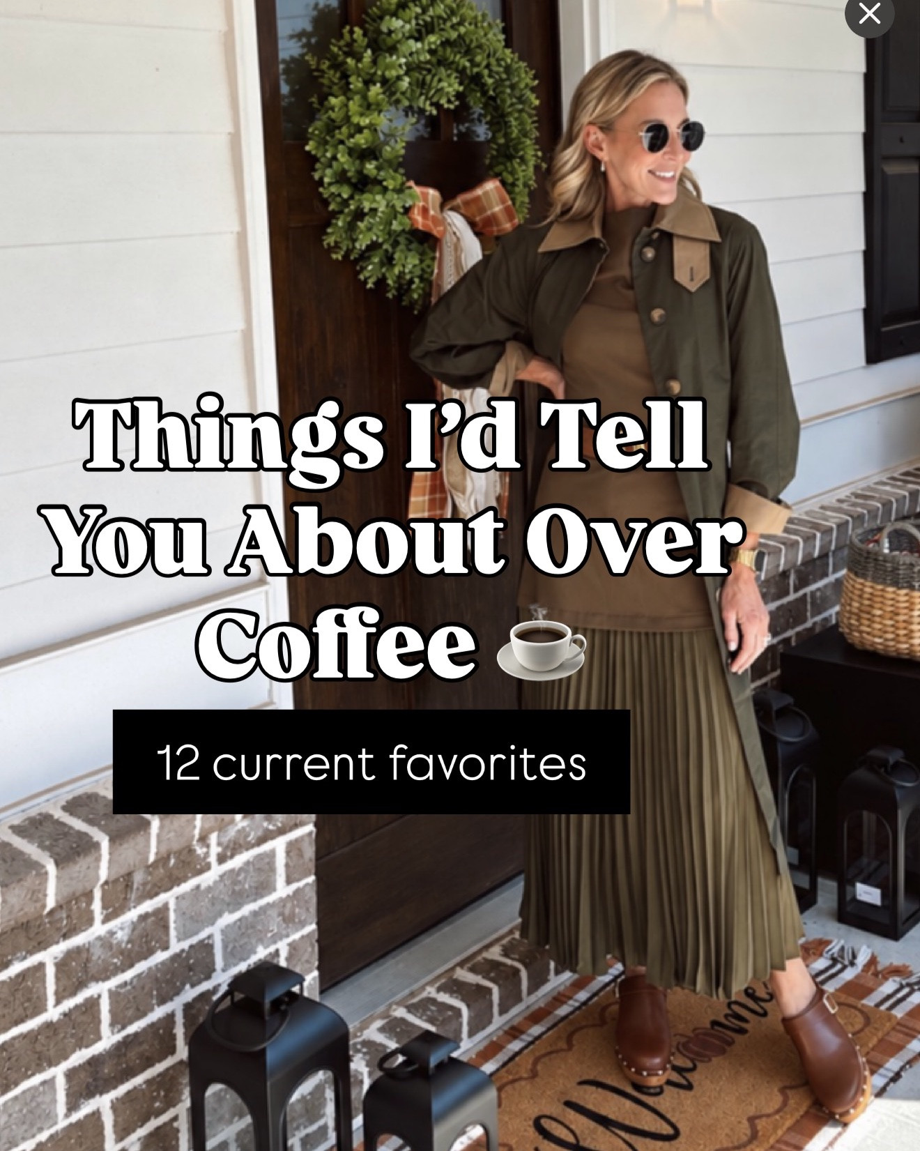 Comment LOVE and I’ll send you the links to all my current favorites! 
Things I’d tell you about over coffee ☕️ 12 things I’m genuinely loving right now! From the fall outfit I can’t stop wearing and Walmart denim, shoes + Joyspun pajamas, to my favorite travel bags, cozy Lola blanket, beauty favorites and a few little things making everyday life better. And yes… Christmas is already sneaking in because I simply cannot help myself. 😂🎄 Which one are you loving too?

Fall favorites for women over 40 • Walmart fall fashion • affordable denim • Walmart shoes • fall outfit ideas • Joyspun pajamas • cozy home favorites • Lola blanket • travel essentials • beauty favorites • Amazon finds • Christmas gift ideas • holiday favorites • affordable fall style • women’s fashion over 40