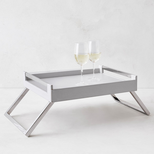 Viceroy Bed Tray - Silver | Zgallerie | Z Gallerie