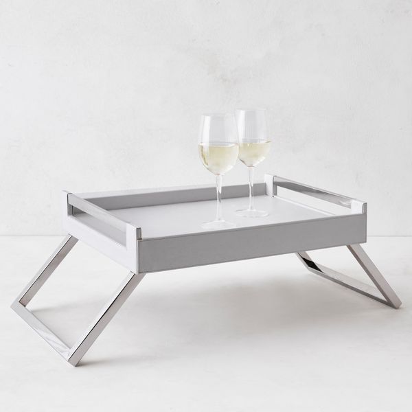 Viceroy Bed Tray - Silver | Zgallerie | Z Gallerie
