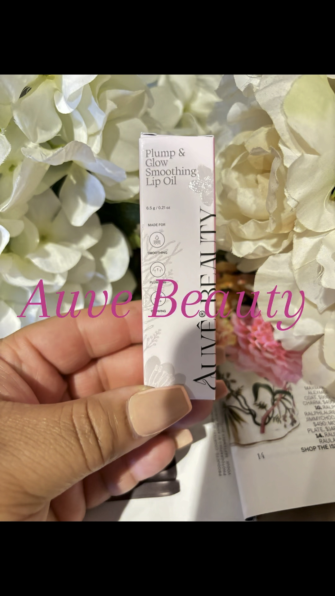 Whether you’re heading out for the day, or turning down for the evening, this plumping pick-me-up will enhance lips' natural beauty and add a smoothing glow.  It can be used alone for more nourished, smoother lips, or as a lipstick topper for a stunning glossy shine.  
The texture has been described as "smooth as honey" on the lips; and, this formula is 100% vegan with no honey, lanolin or petrolatum, and it is cruelty free.  

#ad
@auvebeauty

#LTKwedding #LTKfindsunder50 #LTKbeauty