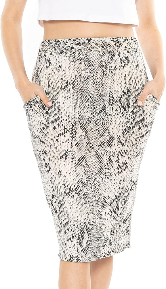 Women's Oh So Soft Jogger Skirt with Pockets | Small-3X | Amazon (US)