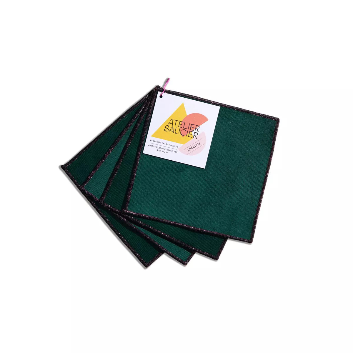 Atelier Saucier Bird of Paradise Cocktail Napkins, Set of 4 | Target