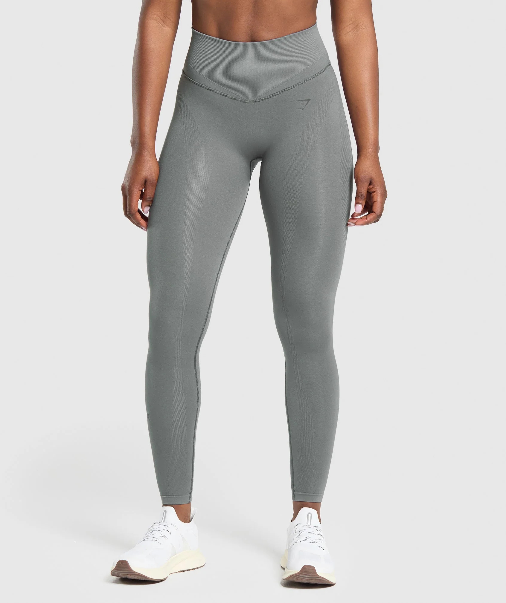 Gymshark Activate Seamless Leggings - Brushed Grey | Gymshark CA