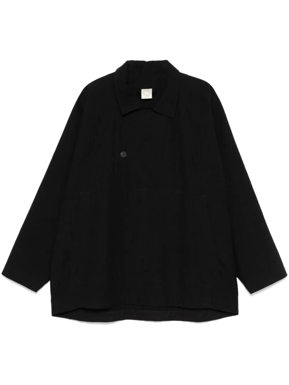 Jan Jan Van Essche twill shirt jacket - Black | Farfetch Global