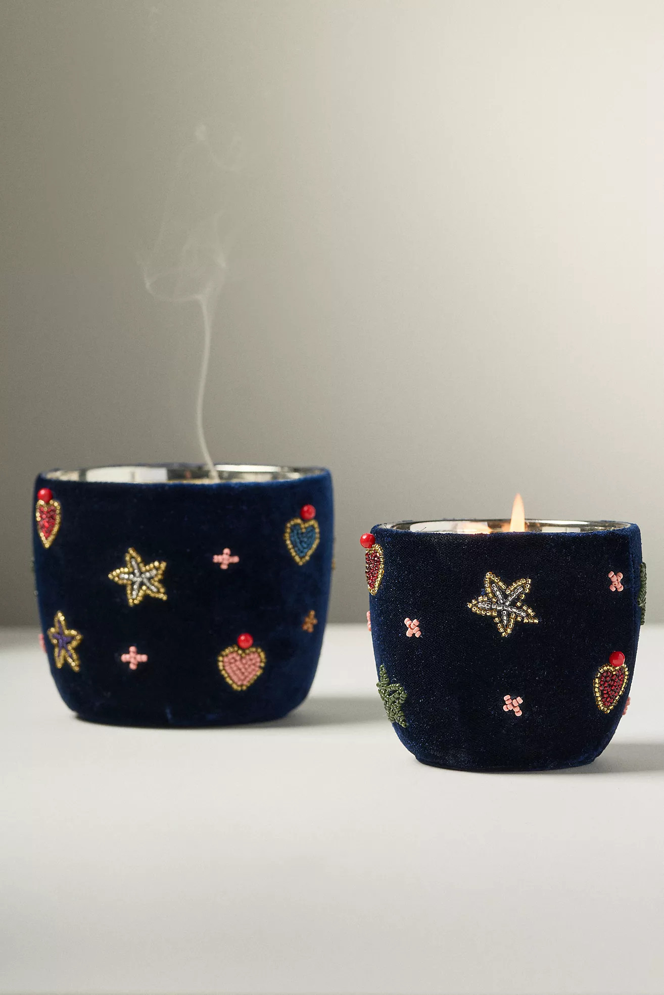 Velvet Icon Woody Fresh Balsam & Cedarwood Glass Candle | Anthropologie (US)