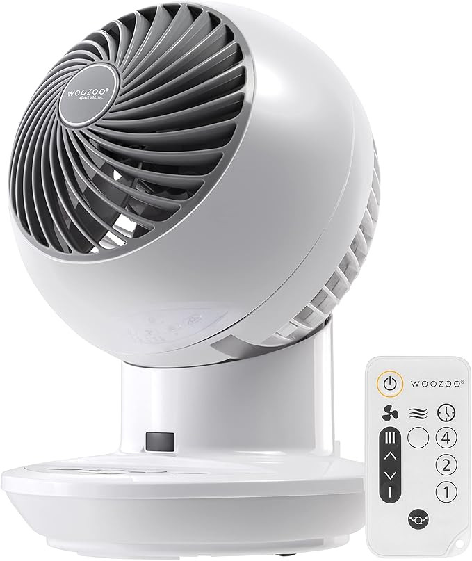 IRIS USA WOOZOO Air Circulator Fan with Remote, Oscillation, 3 Speeds, 52ft Max Air Distance, Adj... | Amazon (US)
