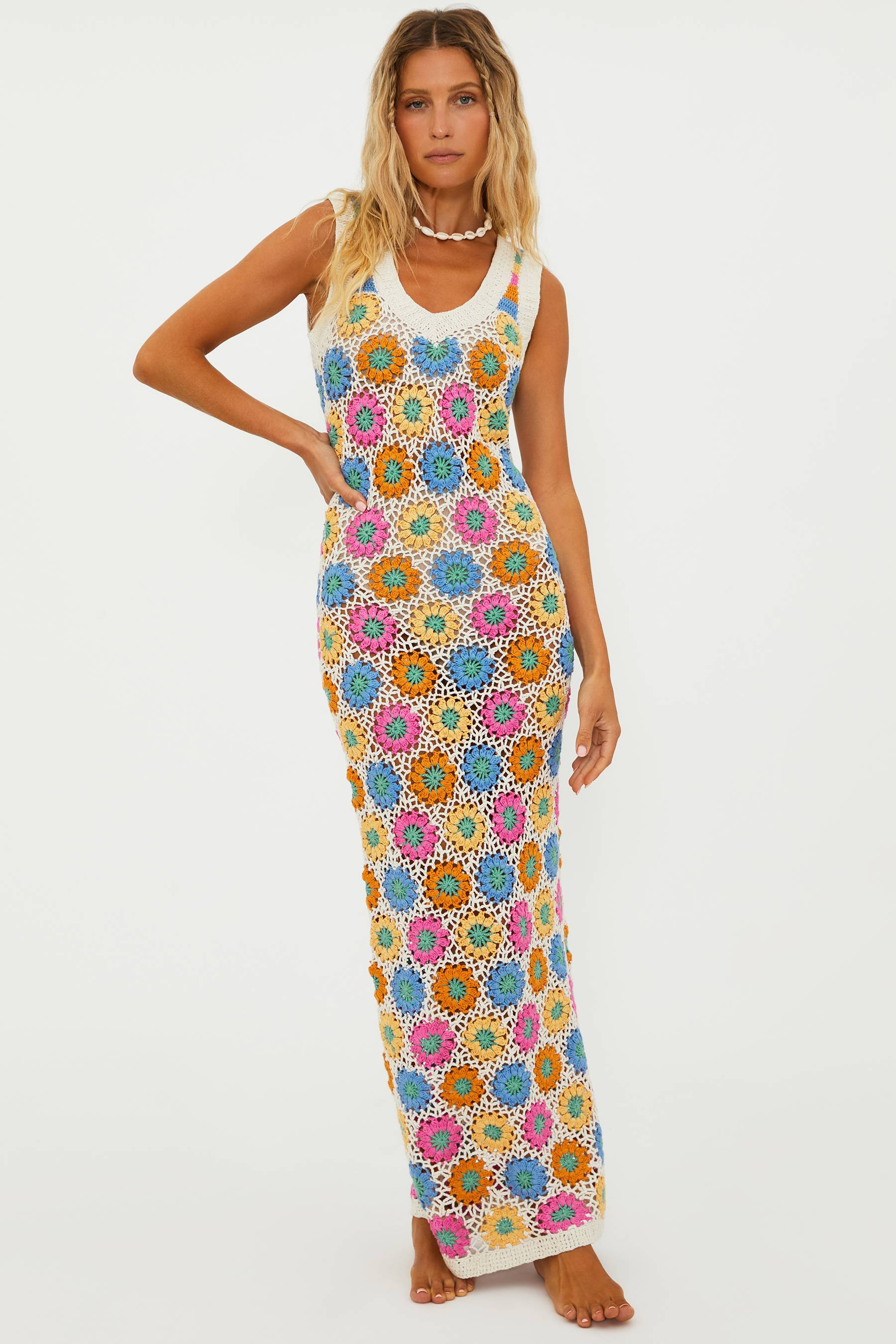 FATIMA DRESS GOLDEN HOUR FLOWER | Beach Riot