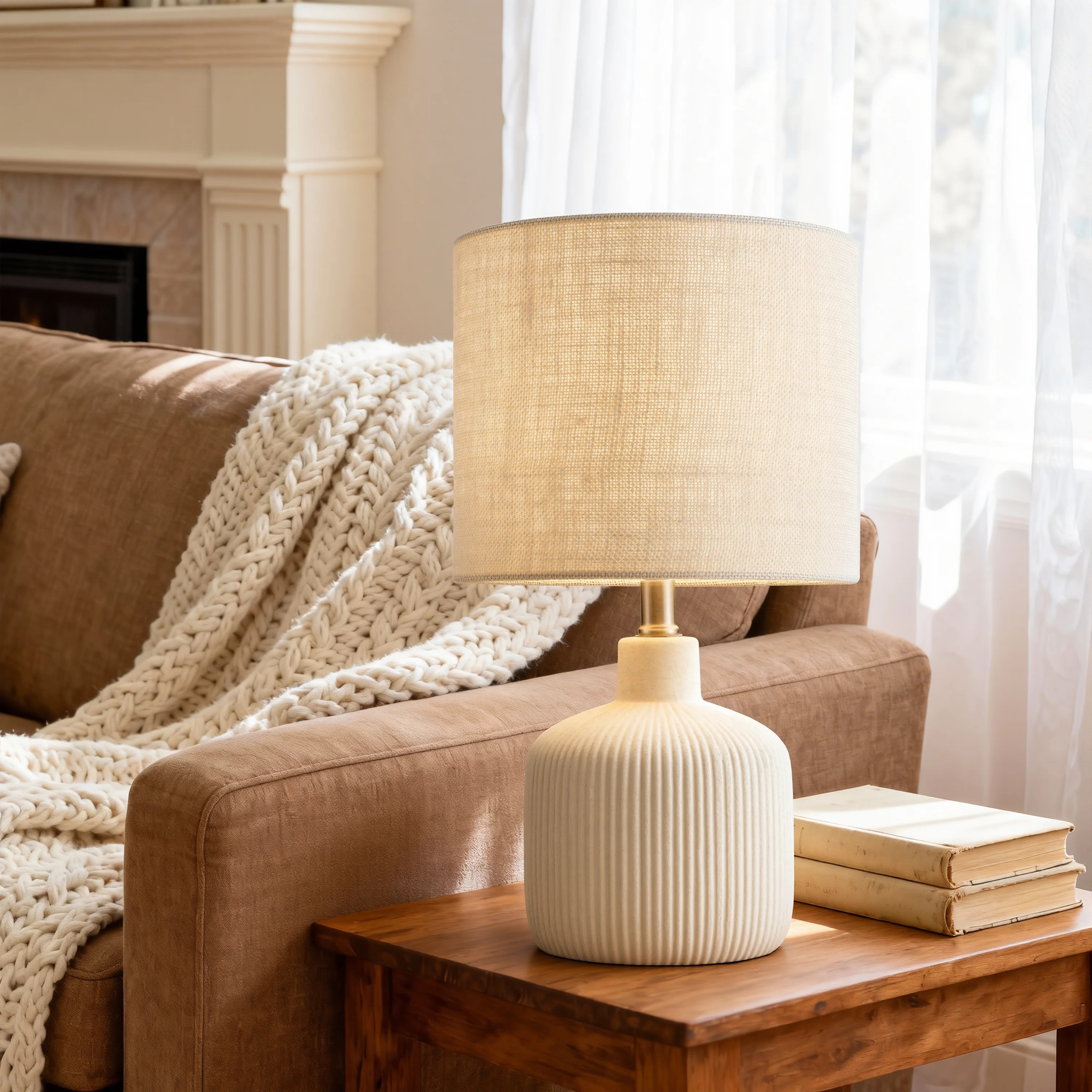 White Ceramic Table Lamp | Wayfair North America