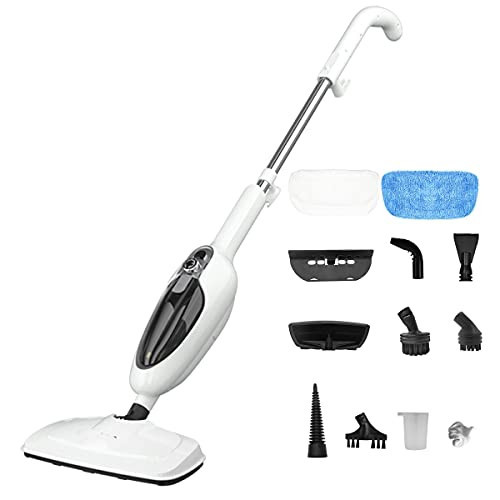 Steam Mop for Hardwood Cleaning, Steam Cleaner, Multipurpose Adapter Accessories, Floor Steamer, Lightweight, 20ft Power Cord, 2 Pads, 1200W, 300ml Water Capacity, 18 Secs Heat Up by Sandoo, SC1050 | Amazon (US)