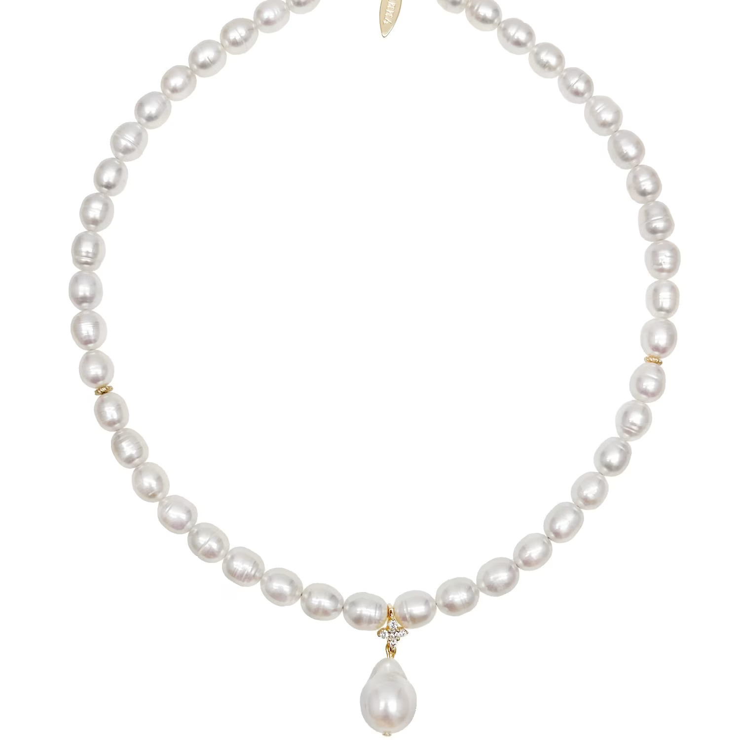 Must-Have Freshwater Pearls With Baroque Pearl Pendant Necklace | Wolf & Badger