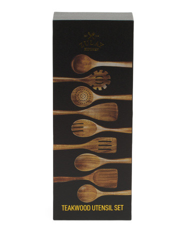 9pc Teakwood Utensils Set | Kitchen & Dining Room | Marshalls | Marshalls