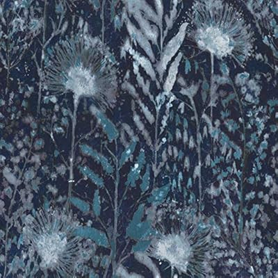 RoomMates Blue Dandelion Peel and Stick Wallpaper | Amazon (US)