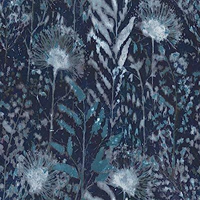 RoomMates Blue Dandelion Peel and Stick Wallpaper | Amazon (US)