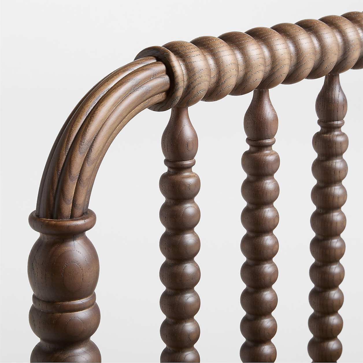 Jenny Lind Deep Brown Wood Spindle Kids Twin Bed + Reviews | Crate & Kids | Crate & Barrel