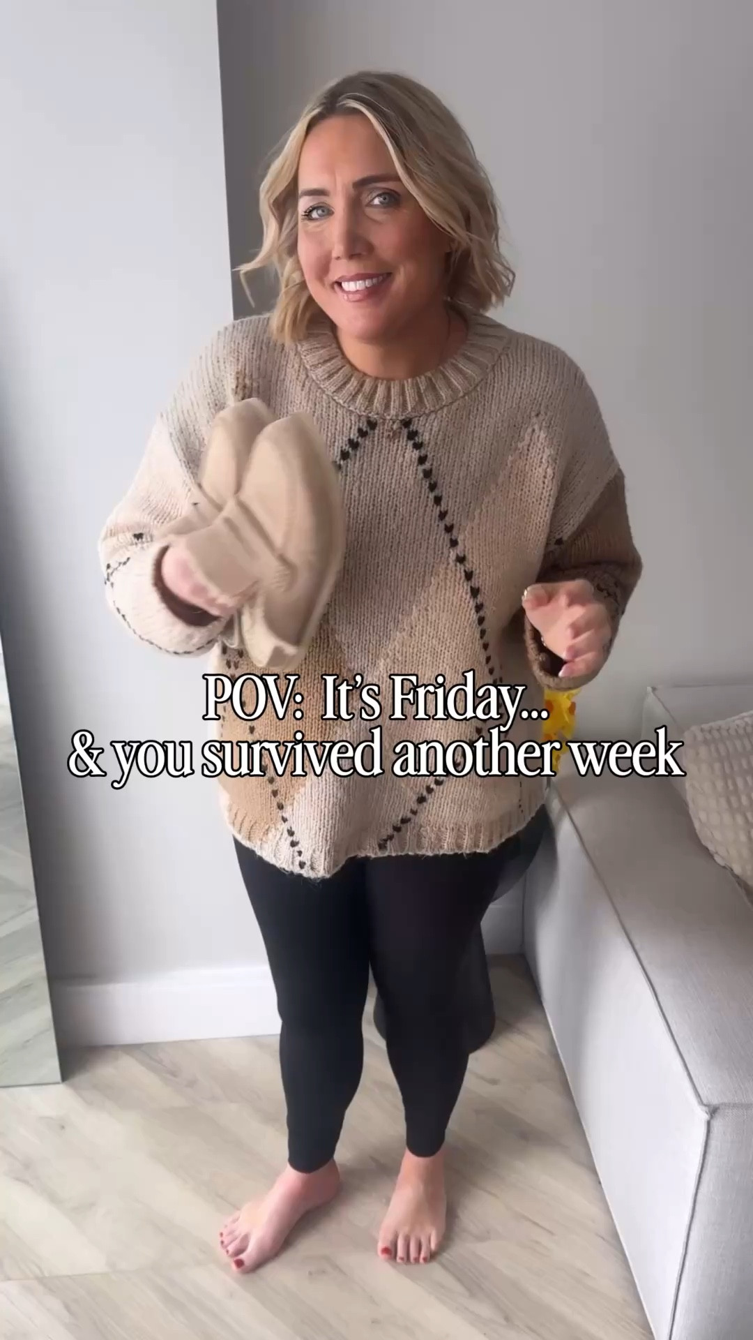 Zara jumper styled simply for comfort today ✨✌🏻

#LTKmidsize #LTKspring #LTKuk