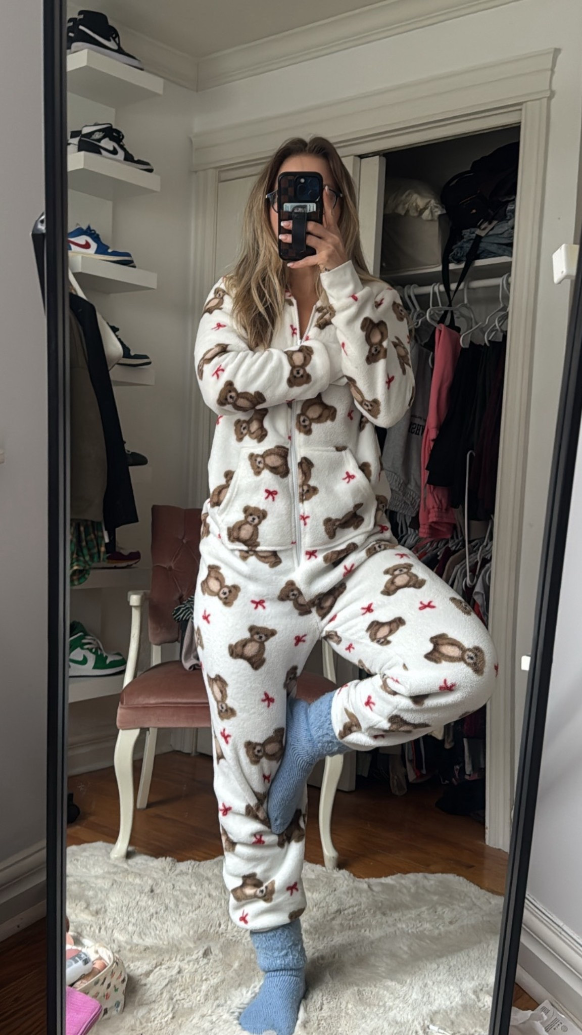 cozy lil teddy onesie || wearing a small xoxo 

#LTKwinter #LTKgiftguide #LTKcanada