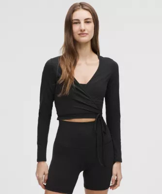 Nulu Long-Sleeve Cropped Wrap | lululemon (AU)