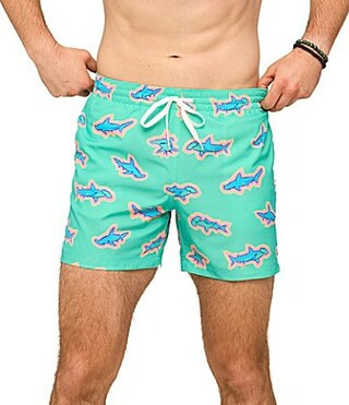 Chubbies Apex Print 5.5 Inseam Swim Trunks - M | Dillard's