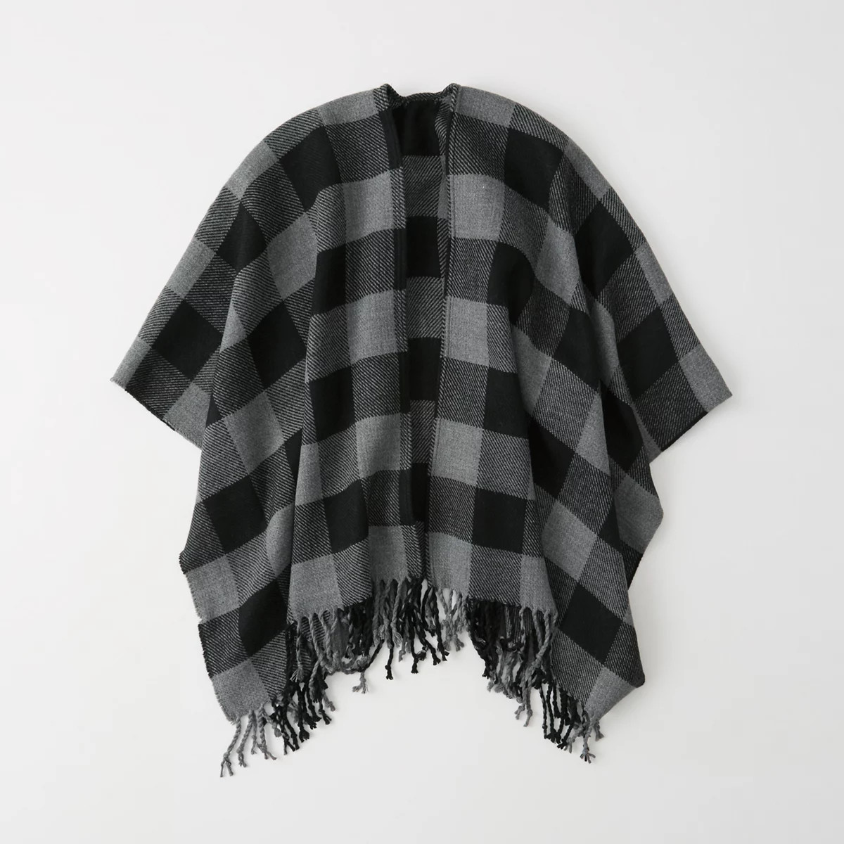 Buffalo Check Poncho | Abercrombie & Fitch US & UK